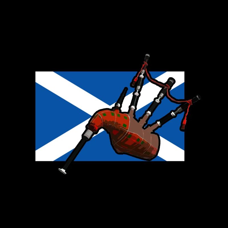Schottland Dudelsack Kilt Geschenk