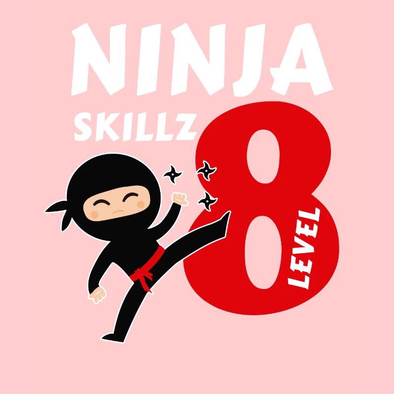 8 Jahre 8. Geburtstag Junge Ninja Samurai Geschenk