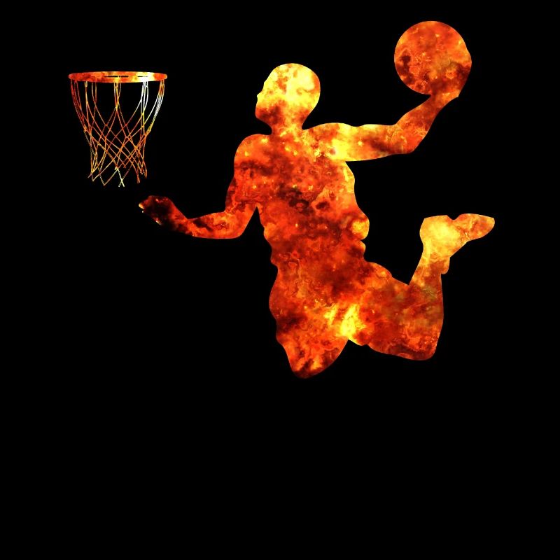 Basketball dunking gift basketball player