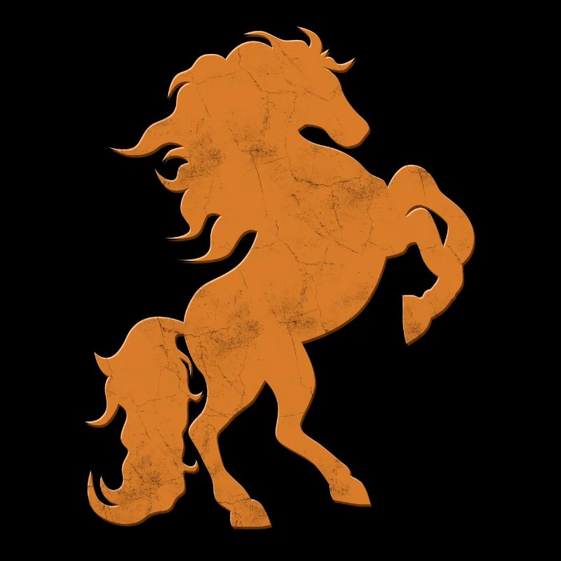 Pferd Retro Mächtig