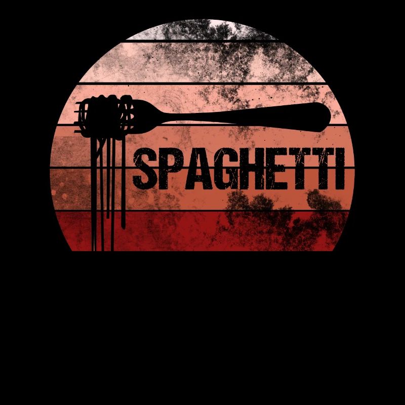 Gabel Spaghetti Retro