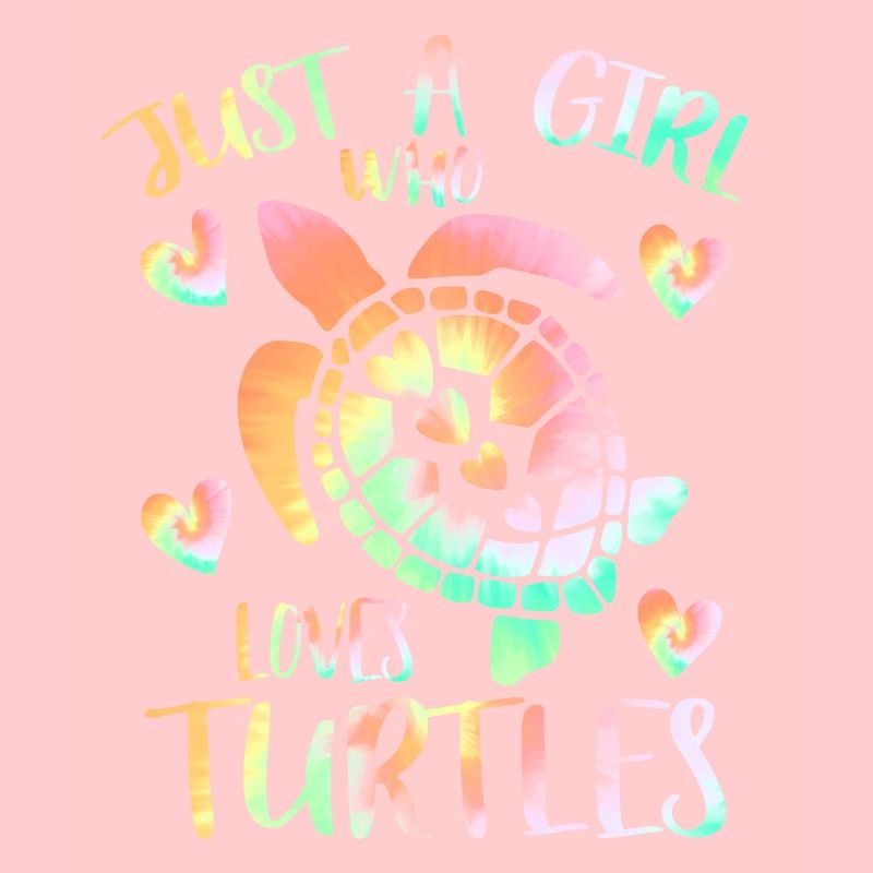 Nur ein Mädchen, das Schildkröten liebt