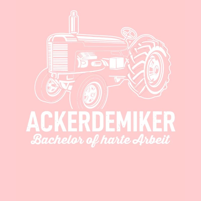 Ackerdemiker Traktor Bauer Evolution Landwirt Mann