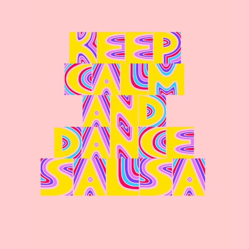 Keep Calm And Dance Salsa Geschenk