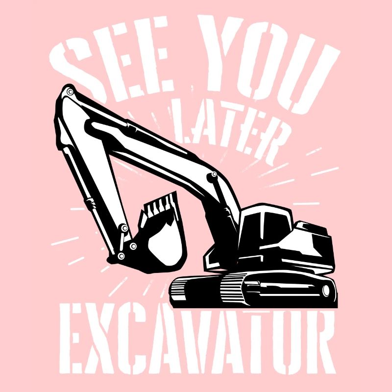 Excavator road construction