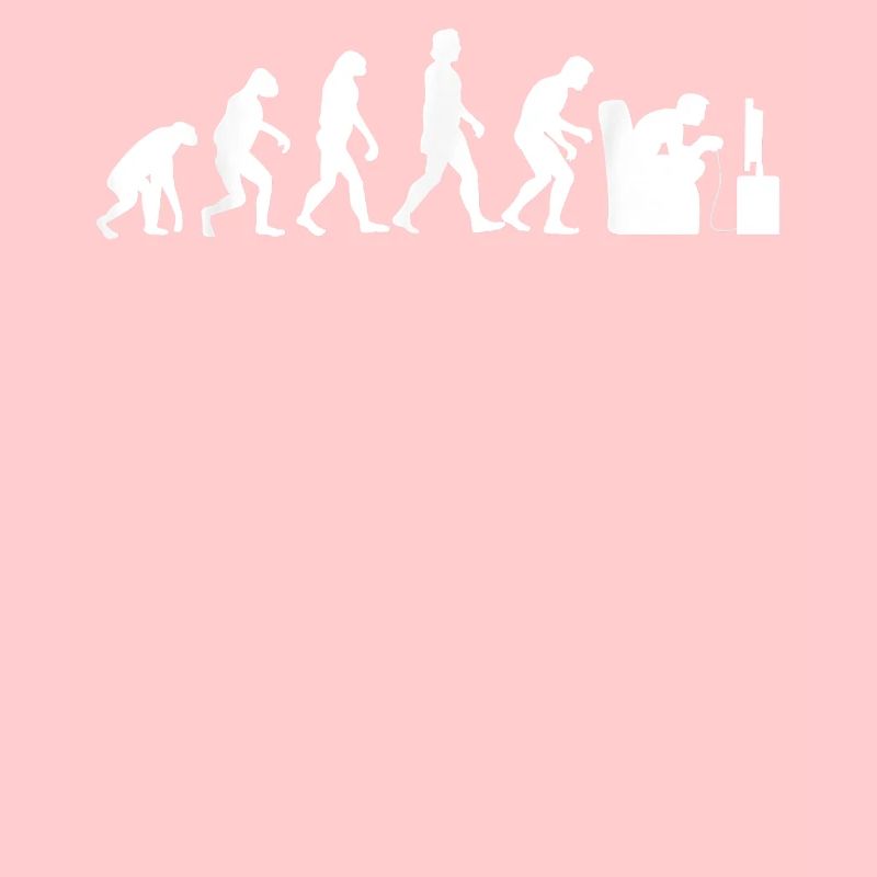 Gaming Evolution Funny Retro Video Game Gamer Nerd
