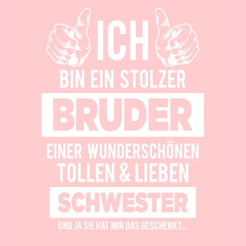 Stolzer Bruder Schwester Geschwister Geburtstag