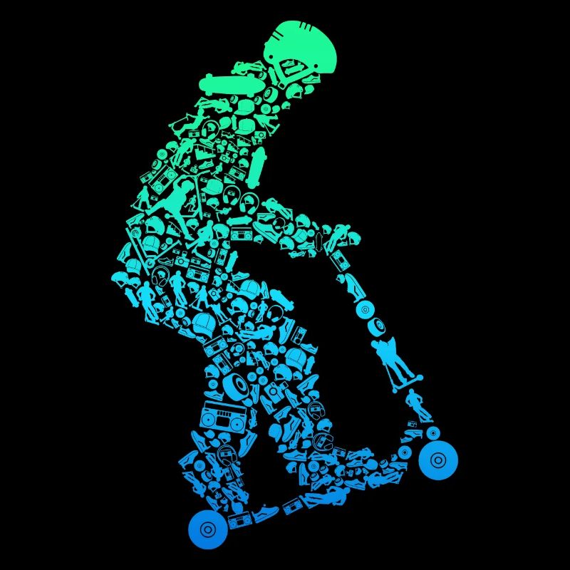 Scooter Roller Stunt E-Scooter Jungen