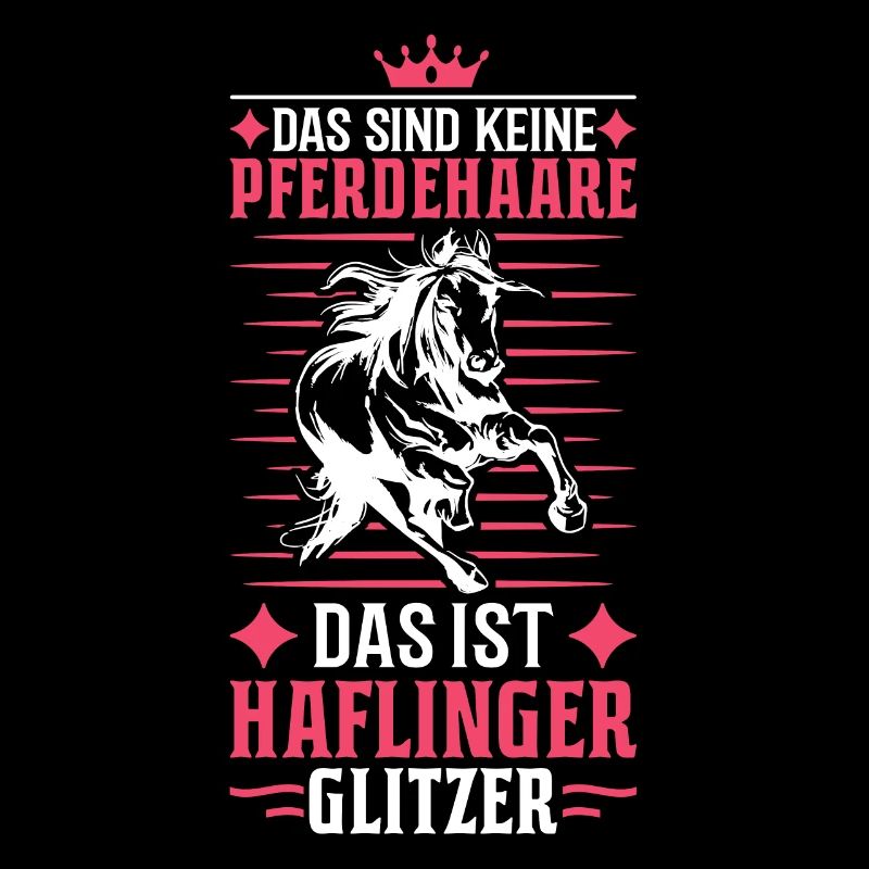 Haflinger Glitzer Pferd Reiterin Pferdemädchen