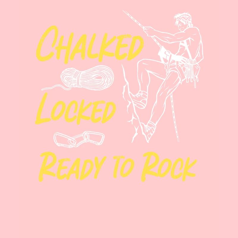 Rock Climbing Climber Chalked