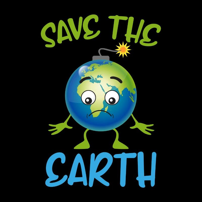Environment Climate Protection Slogan Save the Earth