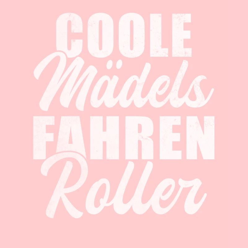 Coole Mädels Fahren Roller Rollerfahrer
