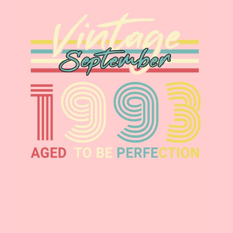 Born 1993 September Retro