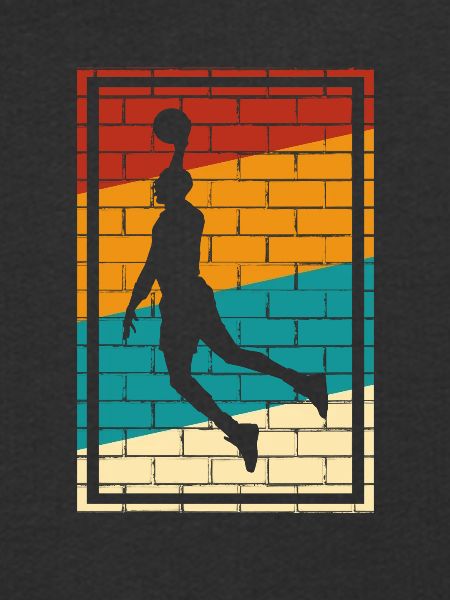 Basketball Logo Retro