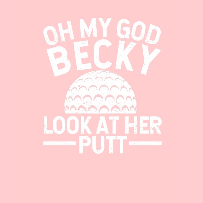 Oh mon dieu Becky Regarde son putt Drôle