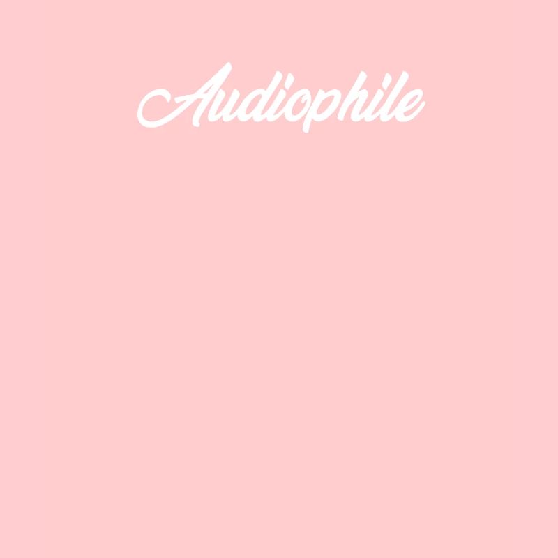 AUDIOPHILE CURSIVE TEXT NOVELTY HOBBY