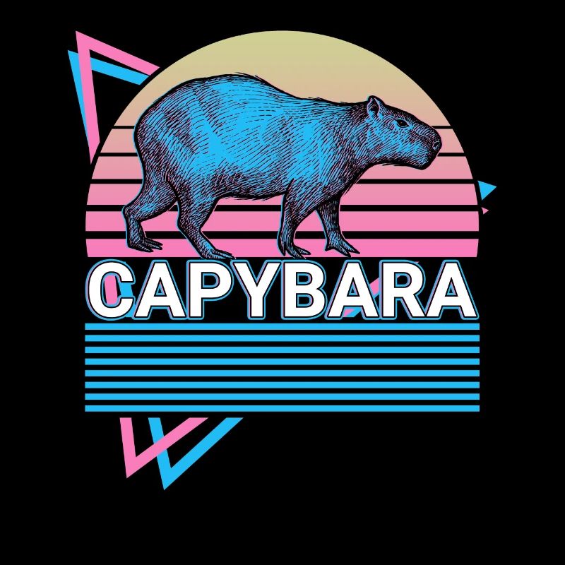 Capybara Retro Gift