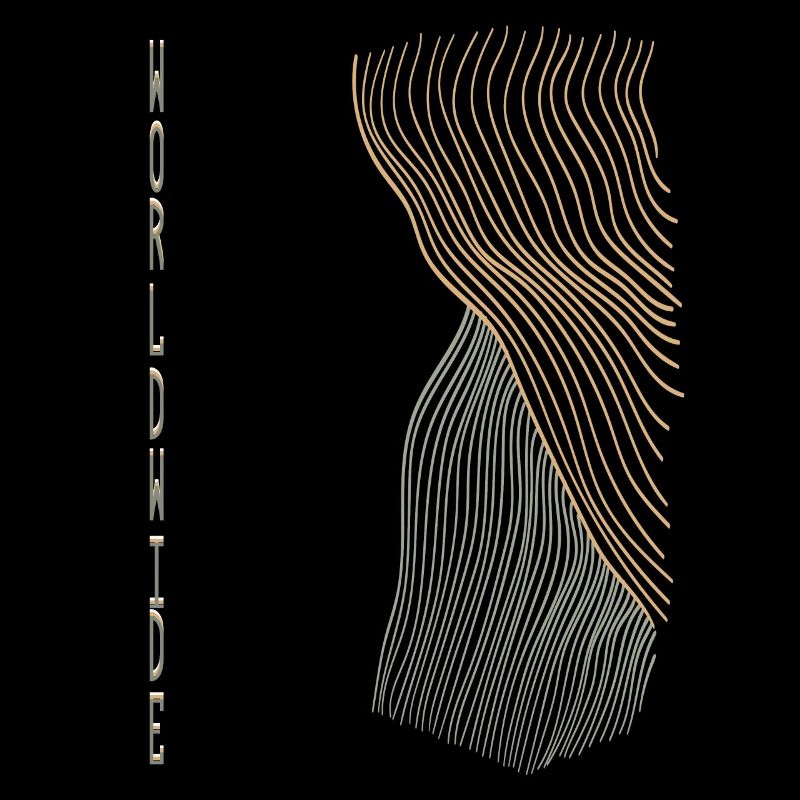 Weltweit Linien Kunst