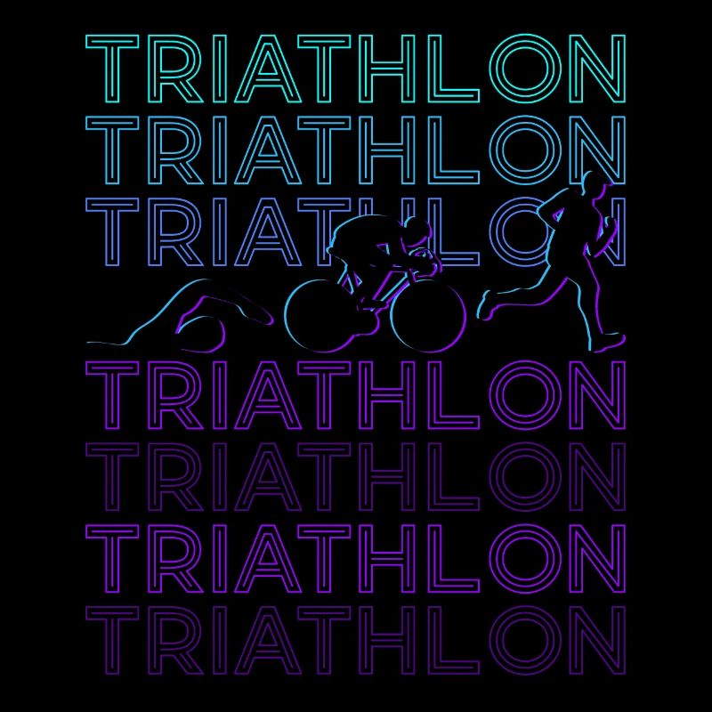 Triathlon Triathlet Retro
