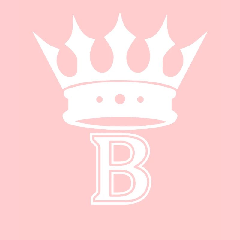 Lettre B Lettres Alphabet Couronne King Initiale