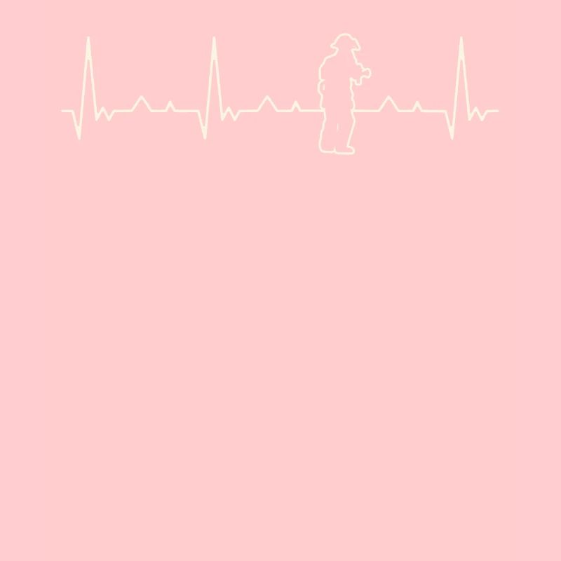 Bombero con manguera. Corazón. Amor. Ekg.