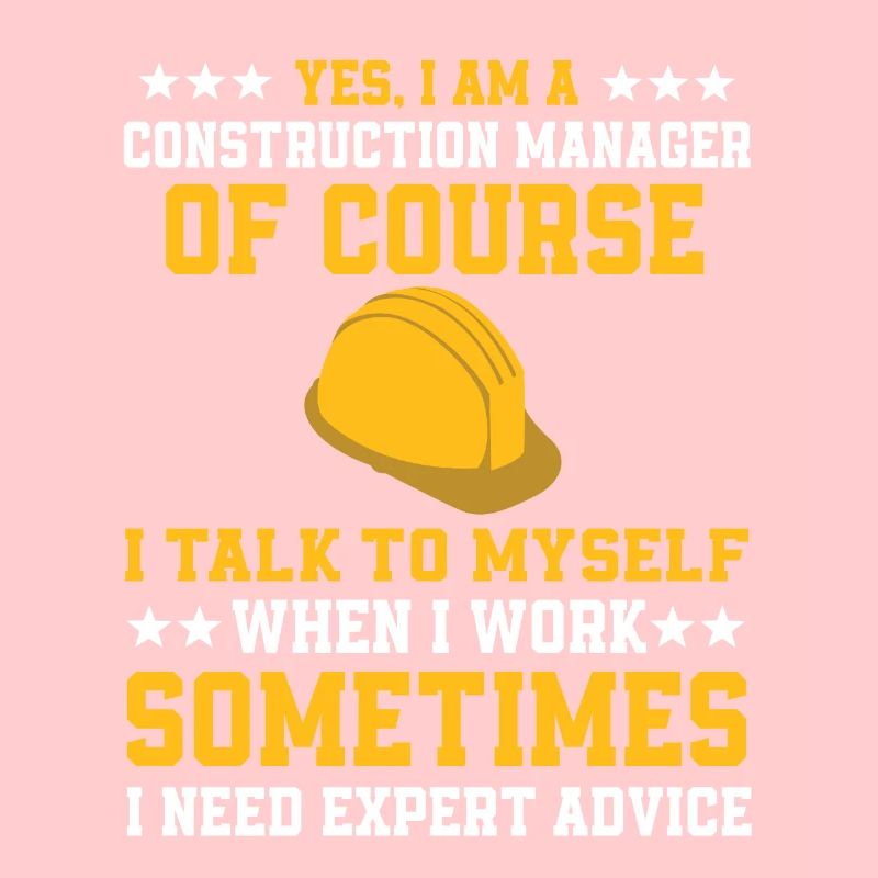 Funny construction manager shirt