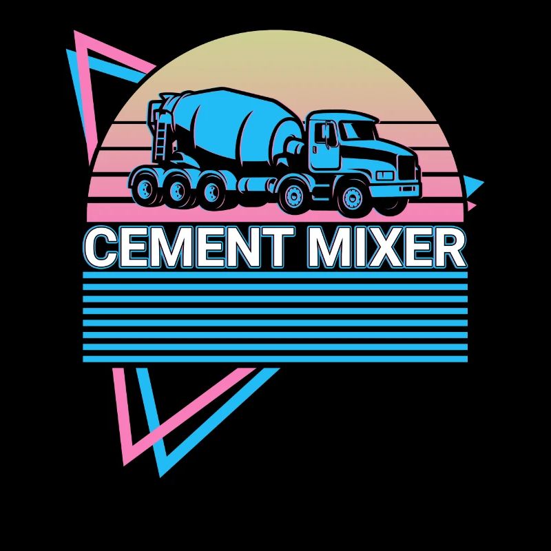 Cement mixer cement mixture retro