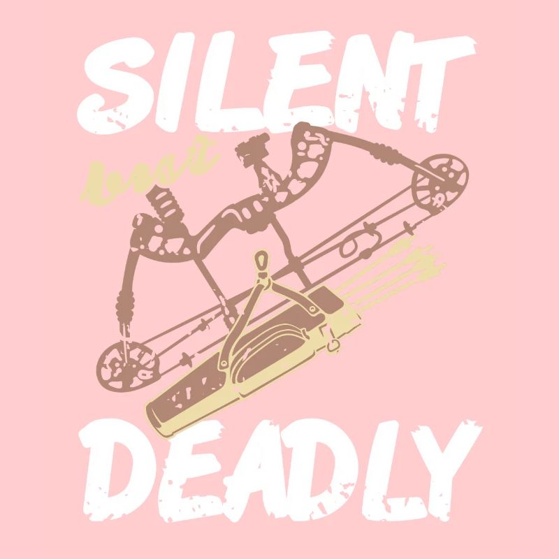 Silent But Deadly Retro Archery Hunting Designs