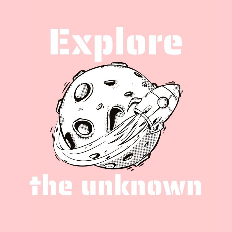 Explore The Unknown Retro Outer Space Designs