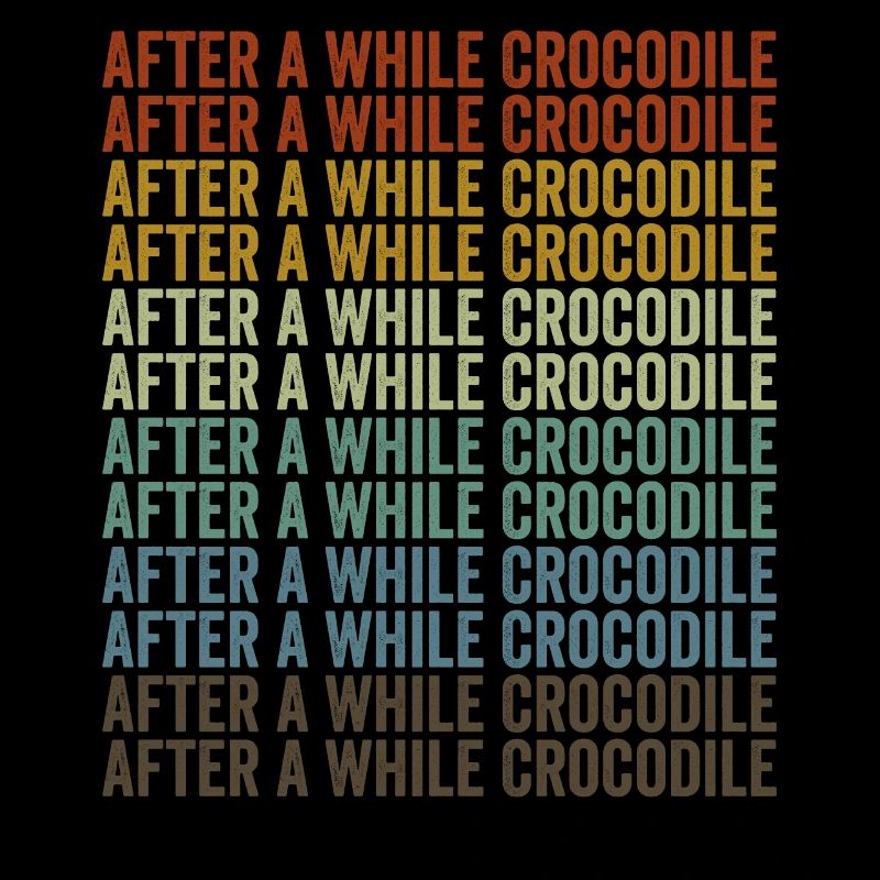 Après un certain temps, crocodile crocodile