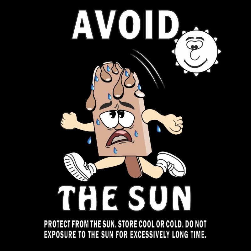 SUNSCREEN ICE CREAM AVOID THE SUN