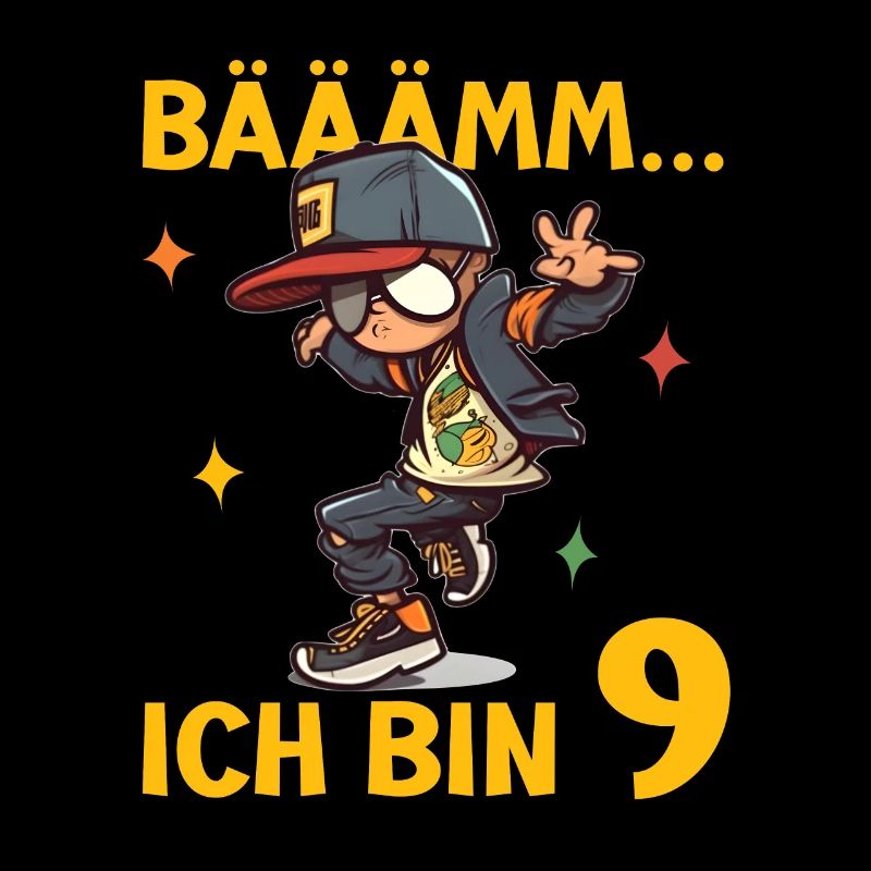 9.Geburtstag Jungen - Bääm ich bin 9 Coole Jungs