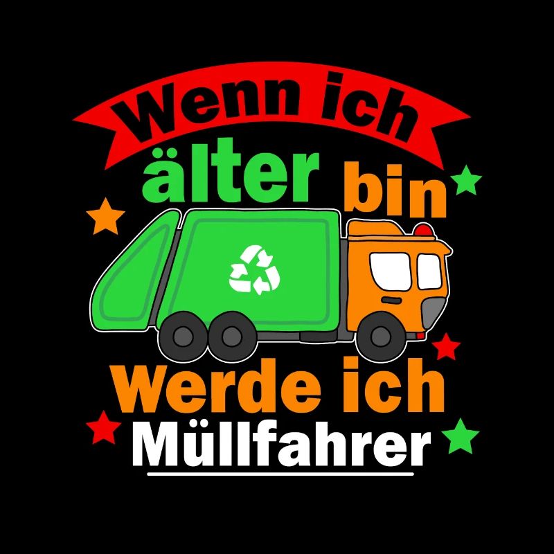 Nachwuchs Müllmann Müllabfuhr