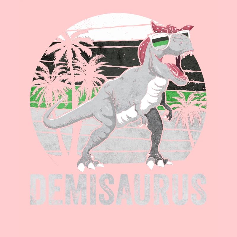 Demiromantic Pride Flag Dinosaur Trex LGBT