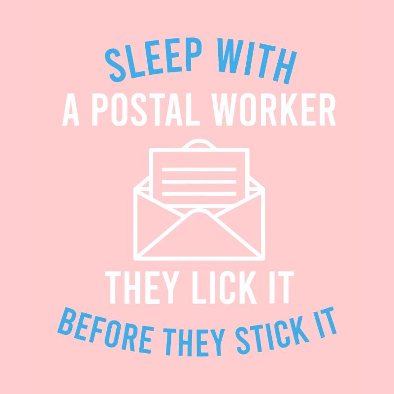 Amerikanischer Postangestellter schläft mit einem Postboten