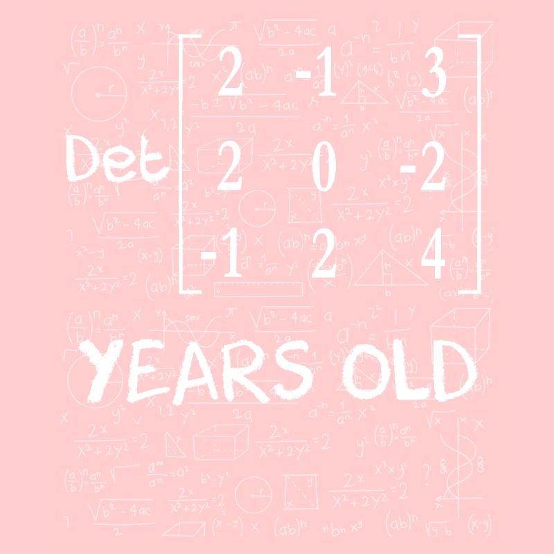 26th birthday 26 years matrix determinant