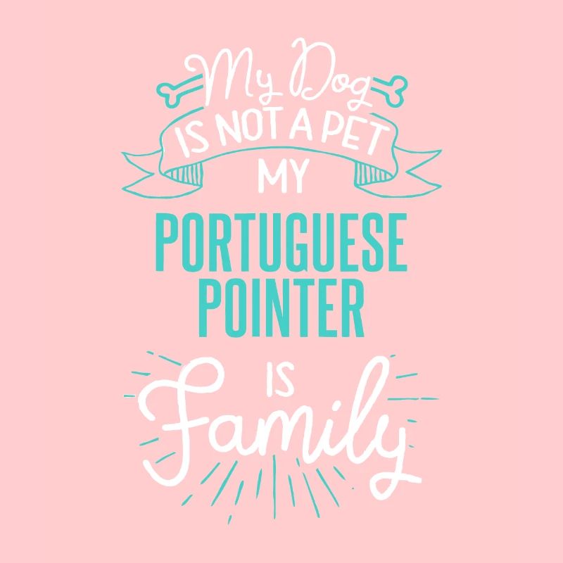 Mignon portugais Pointer Design Family Dog Giftn