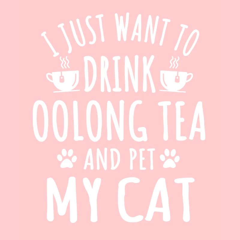 Großer Oolong-tee Und Katzenbesitzer