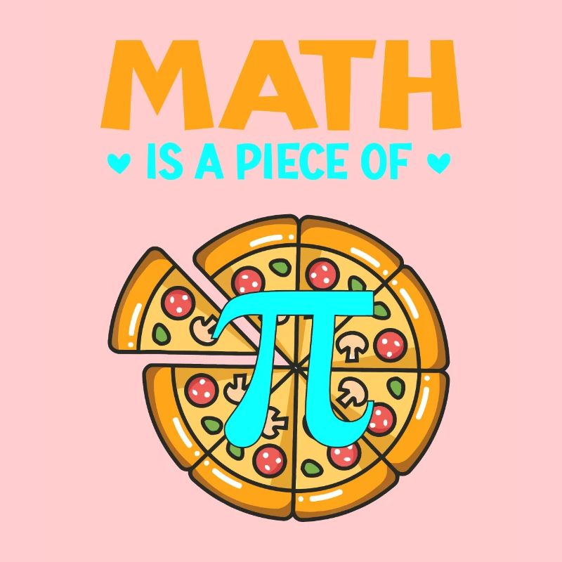 Pi jour 3.14 Math est un morceau de pizza