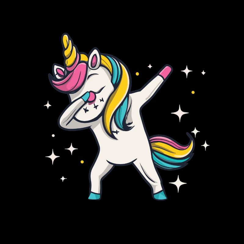 Dabbing Unicorn Unicorn Dab Dabbing Trend Dance