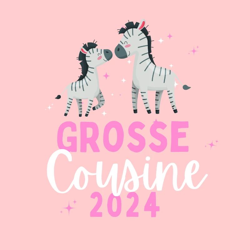 Ich werde Große Cousine 2024 Loading Zebra Herz