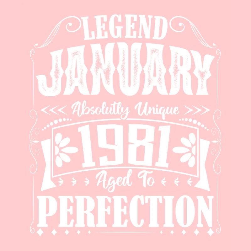 Januar 1981. Januar 1981 Geburtstagsgeschenk.