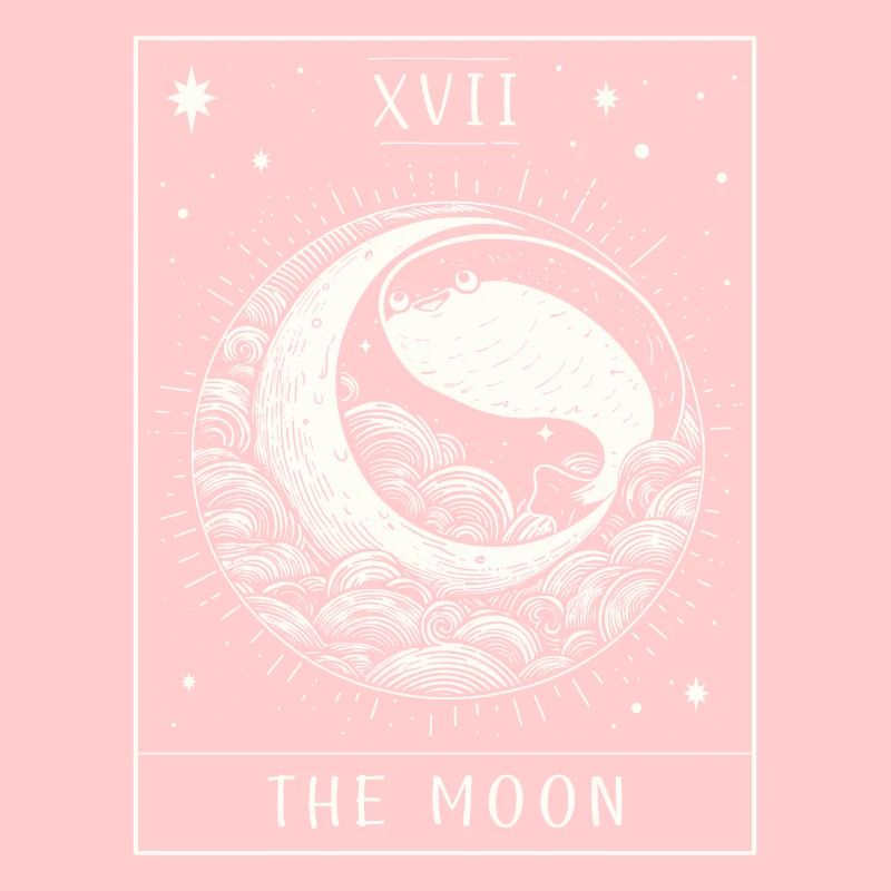 Carte de Tarot Sacabambaspis poisson Meme lune