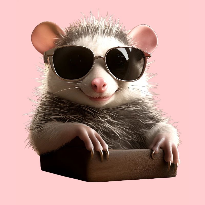 Opossum Opossum Didelphis Opossums mignons Opossum