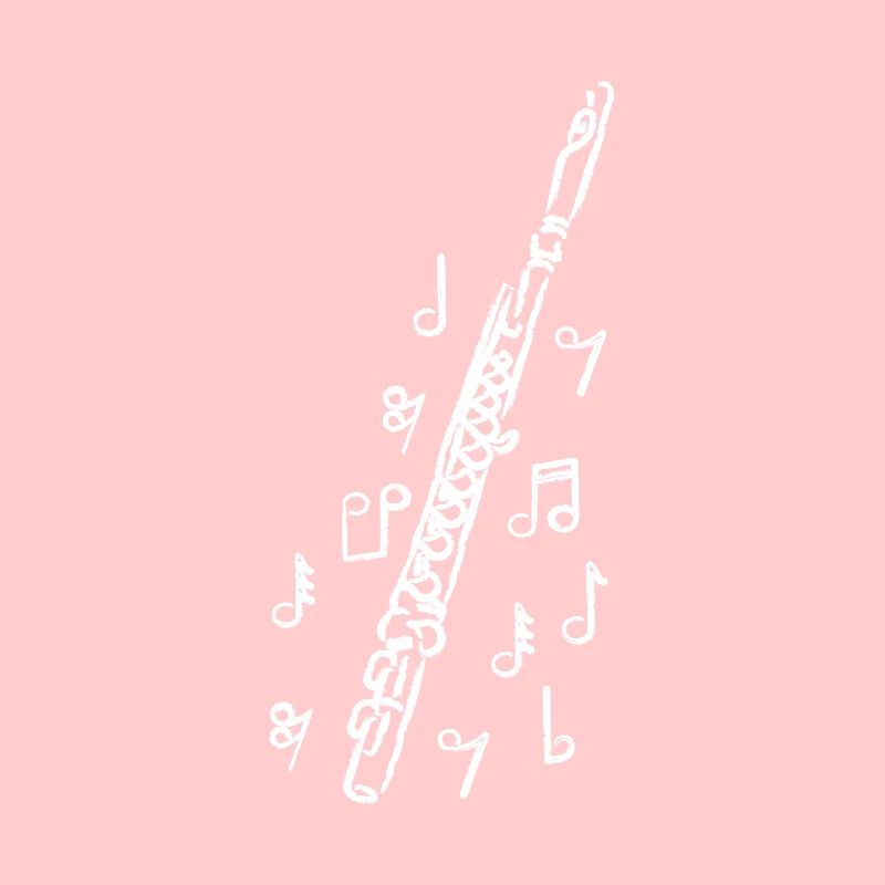 Painted Drawn flute