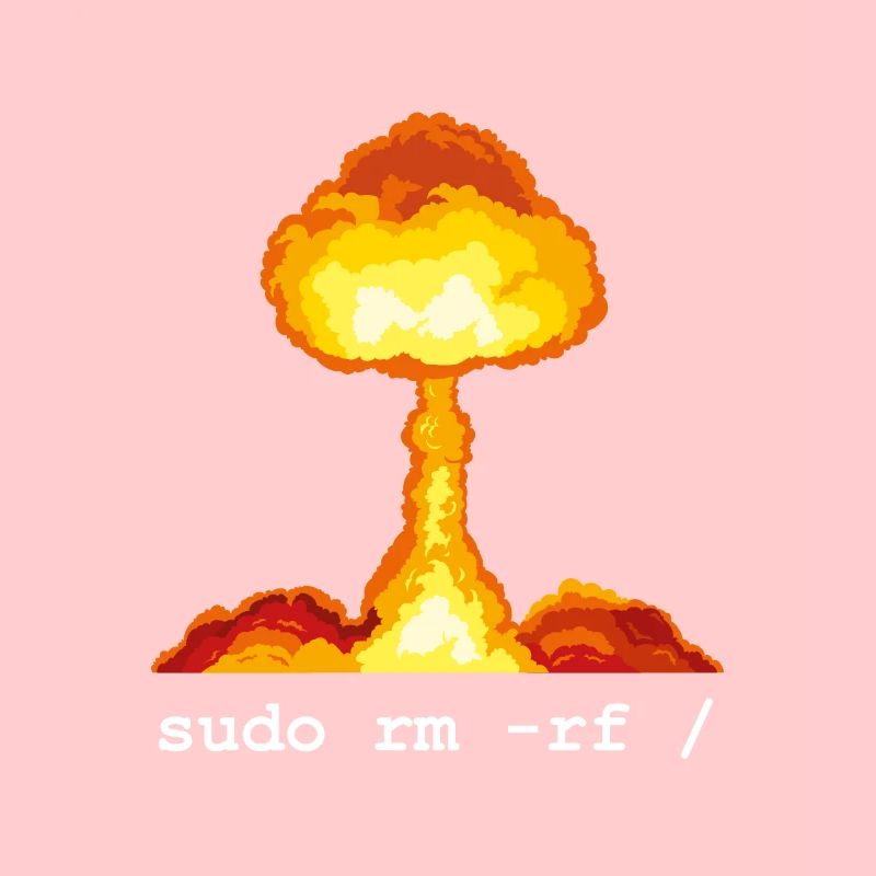 Linux Funny Linux Command Sudo RM RF pour Homme