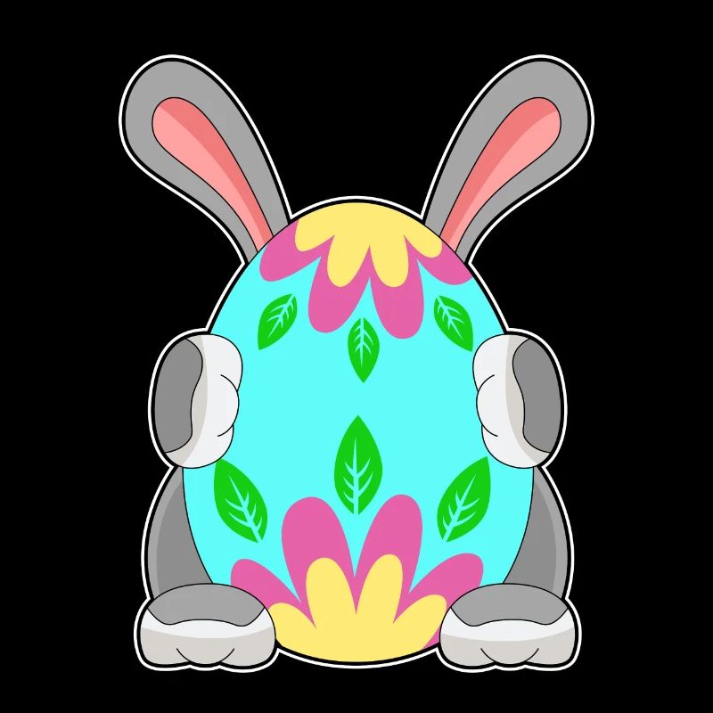 Cachette d’oeuf de Pâques lapin de Pâques