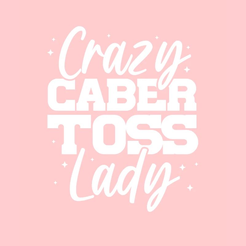 Crazy Caber Toss Lady Tree Trunk Thrower
