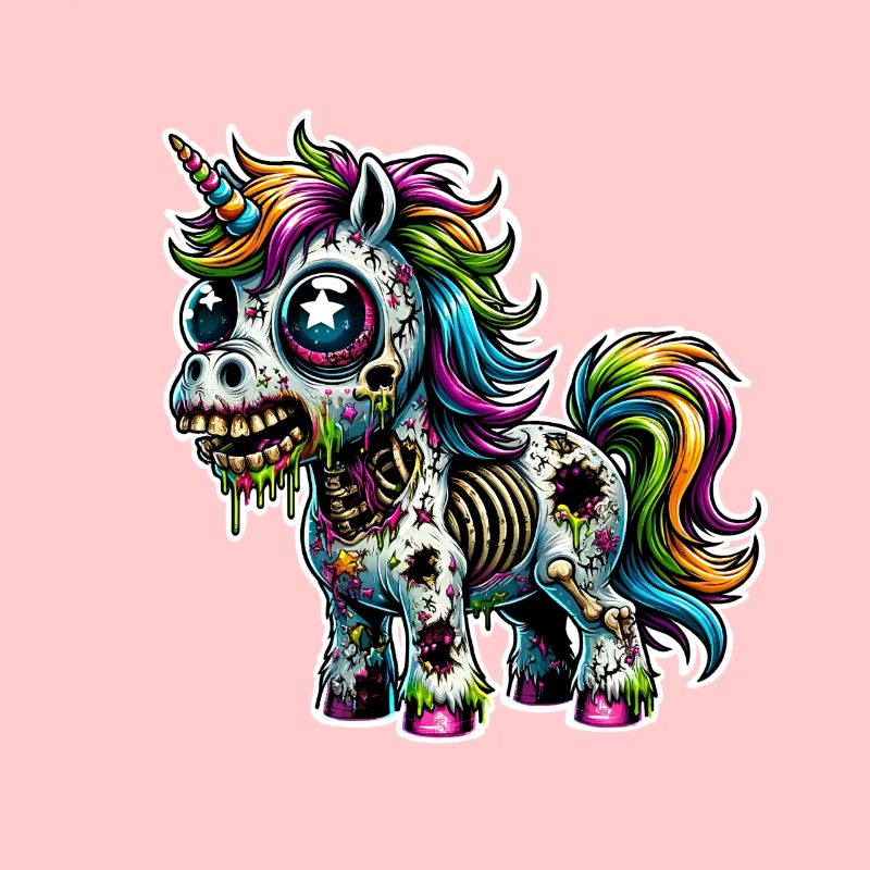 Zombie Einhorn Zombiecorn