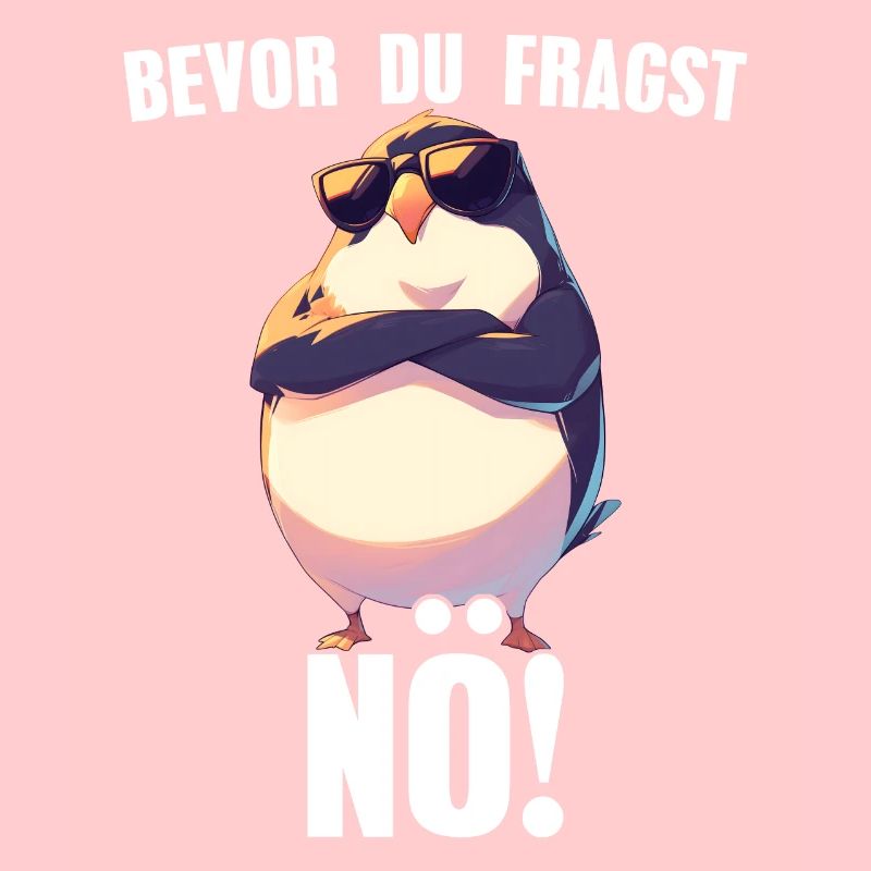 Before you ask: Nope! Sarcasm Comic Penguin